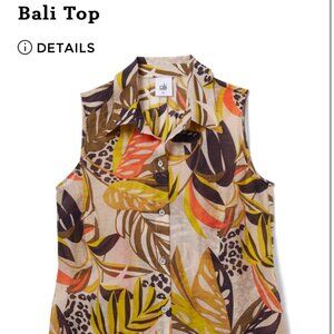 CAbI Bali Top Sleeveless EUC